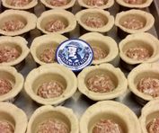 Our finished gold award homemade Pies awaiting tops!